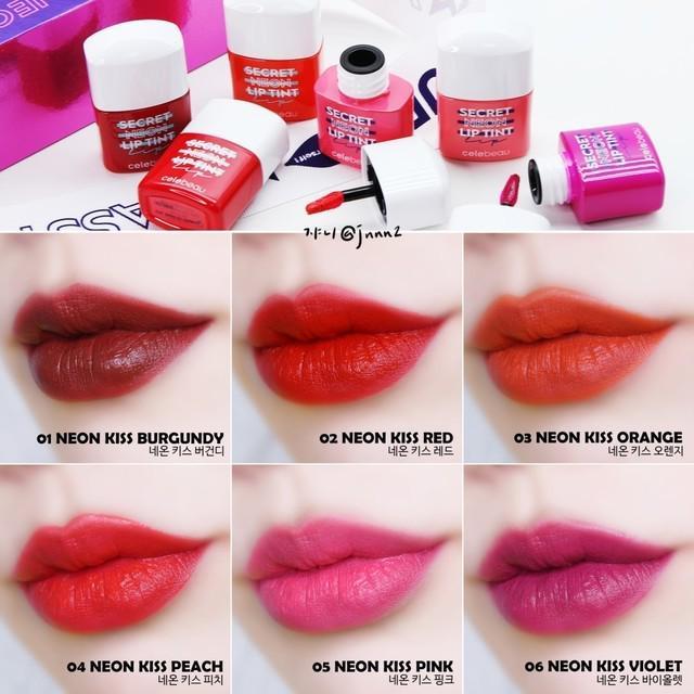 ภาพประกอบบทความ ทิ้นต์เรืองแสงสุดปัง ทาปุ๊บ เจิดกว่าใคร 'SECRET NEON LIP TINT' สวยเหมือนเดิม เพิ่มเติมคือสีเยอะเวอร์!