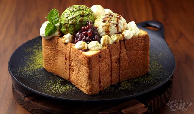 รูปภาพ:http://wheretoeat-review.s3.amazonaws.com/50-wa-cafe/Matcha%26Ogura%20Toast.jpg