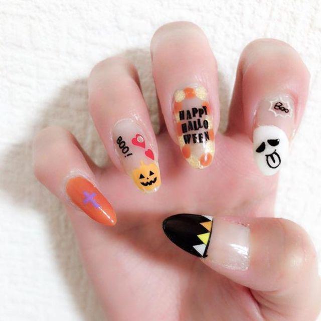 ภาพประกอบบทความ เอาใจสายคิ้วท์! ส่องเล็บ 'Cute Halloween Nails' ลุคสาวน่ารัก สไตล์ญี่ปุ่น