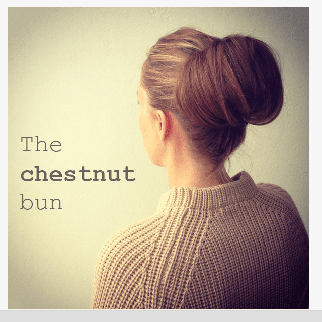ตัวอย่าง ภาพหน้าปก:มาทำทรงผมบันสวยๆ " Chestnut Bun " เรียบร้อยพร้อมออกงาน