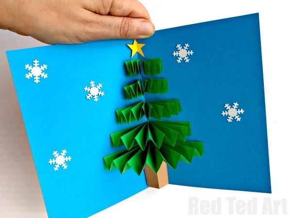 รูปภาพ:https://cdn.thewhoot.com/wp-content/uploads/2017/12/Pop-Up-Christmas-Tree-Card-.jpg