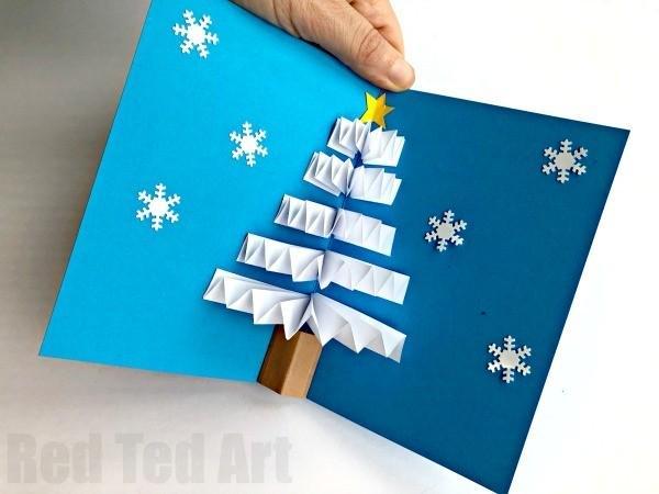 รูปภาพ:https://www.redtedart.com/wp-content/uploads/2017/10/Winter-Tree-Card-DIY-POP-UP.jpg