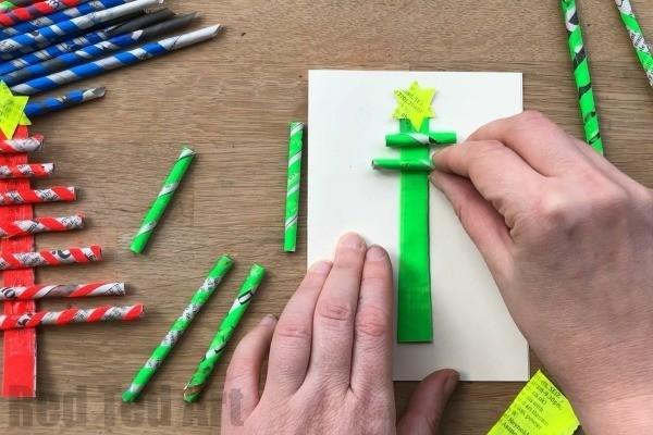 รูปภาพ:https://www.redtedart.com/wp-content/uploads/2017/11/DIY-Paper-Straw-Christmas-Tree.jpg