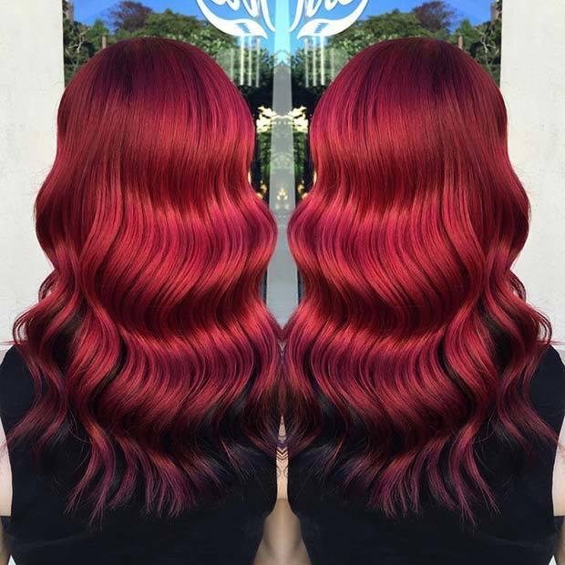 รูปภาพ:https://stayglam.com/wp-content/uploads/2018/12/Red-Hair-with-Black-Underneath.jpg