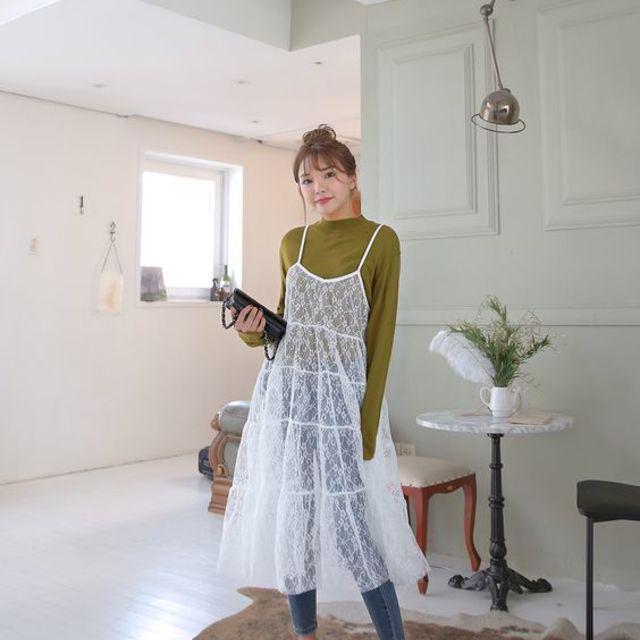 ตัวอย่าง ภาพหน้าปก:เลิฟลี่สุดๆ 💕 ไอเดียจับ 'เดรสยาวสายเดี่ยว' ทับเสื้อ แบบสาวเกาหลี น่าจุ๊บทุกวัน