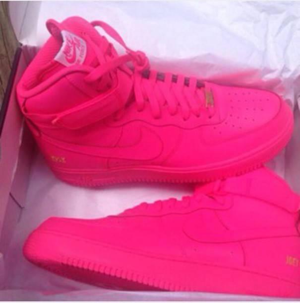 รูปภาพ:http://picture-cdn.wheretoget.it/jplb3a-l-610x610-shoes-hot+pink-nike+air+force+1-high+sneakers.jpg