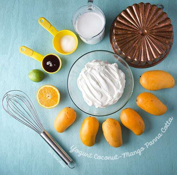 รูปภาพ:https://yes-moreplease.com/wp-content/uploads/2015/04/Yogurt-coconut-Mango-Panna-cotta_Ingredients.jpg
