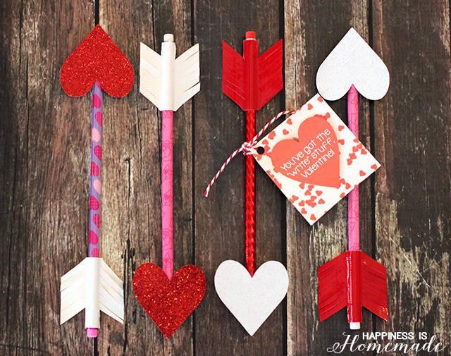รูปภาพ:http://www.happinessishomemade.net/wp-content/uploads/2015/01/Arrow-Pencil-Valentines-Day-Gift-Idea.jpg