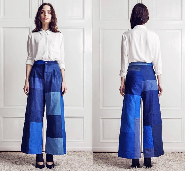 รูปภาพ:http://www.denimjeansobserver.com/mag/trend-watch/2014/rodebjer-women-wide-leg-patchwork-pant-mina-recycled-workwear-blue-trouser-palazzo-indigo-2014-2015-fall-autumn-winter-fashion-denim-jeans-trend-watch-01x.jpg