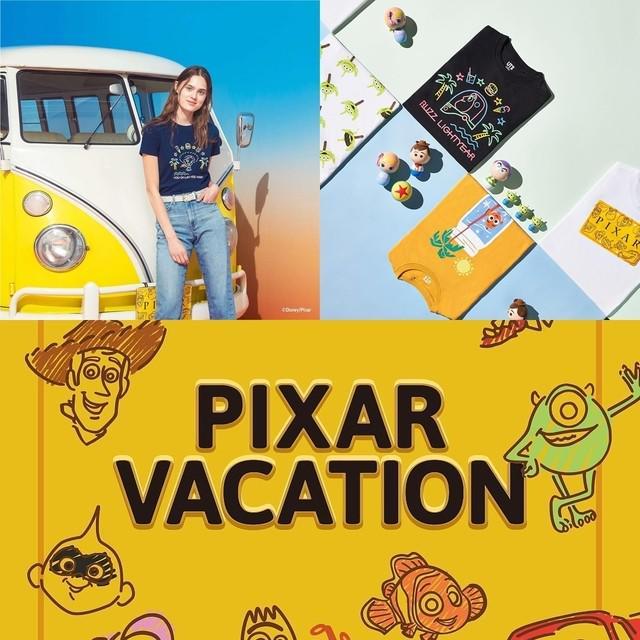 ภาพประกอบบทความ Uniqlo Korea 'Pixar Vacation' ออกเสื้อผ้าลายคาแรคเตอร์การ์ตูน จากค่าย pixar 