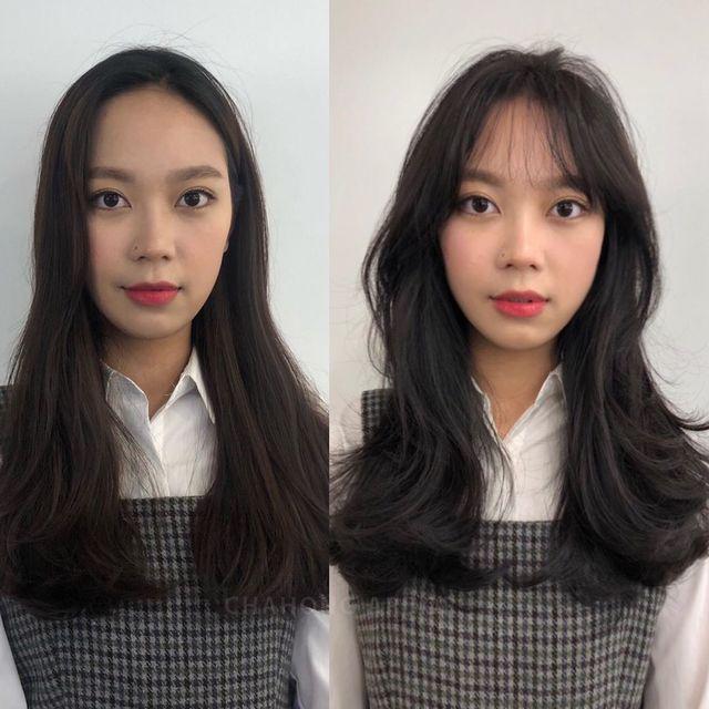 ภาพประกอบบทความ New hair New style ไอเดีย "เปลี่ยนทรงผมใหม่" เหมือนเปลี่ยนหน้าโทรมเป็นหน้าสวย  จาก IG : lee_eun_ch 