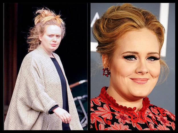 รูปภาพ:http://stayglam.com/wp-content/uploads/2014/06/Adele-Without-Makeup.jpg