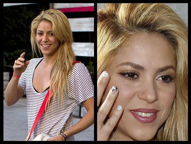 รูปภาพ:http://stayglam.com/wp-content/uploads/2014/06/Shakira-Without-Makeup.jpg