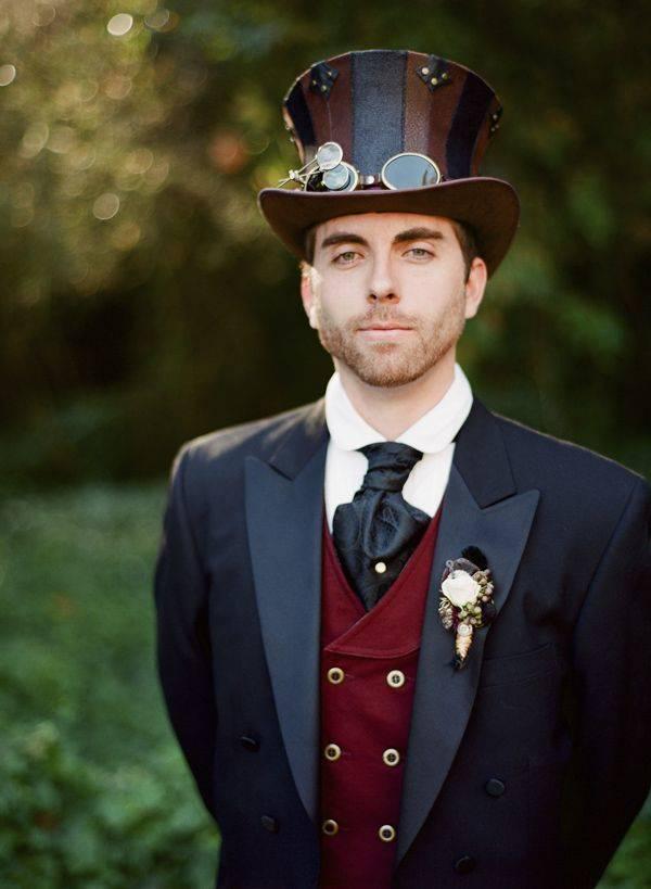 รูปภาพ:http://www.deerpearlflowers.com/wp-content/uploads/2015/05/Victorian-Steampunk-Wedding-Ideas-Groom-look.jpg