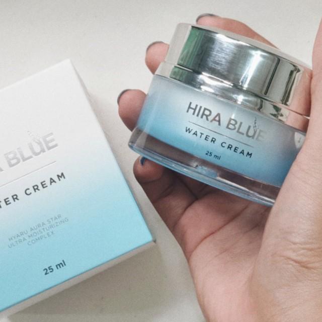 ตัวอย่าง ภาพหน้าปก:REVIEW : HIRA BLUE Water Crem Moisturizing Cream ผิวแพ้ง่ายใช้ได้แต่ผิวมันใช้ดี| Lenalena Makeup |
