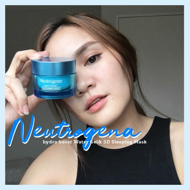 ภาพประกอบบทความ UNLock ผิวอิ่มน้ำ ด้วย Neutrogena hydro boost Water Gel& 3D Sleeping Mask