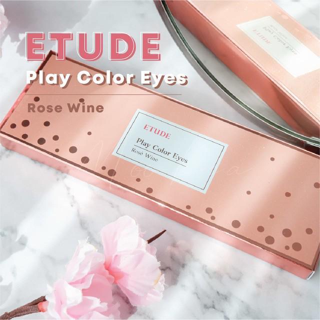 ตัวอย่าง ภาพหน้าปก:[Review] ลุคหวานฉ่ำน้ำตาลสองโล "Etude House Play Color Eyes Palette : Rose Wine"
