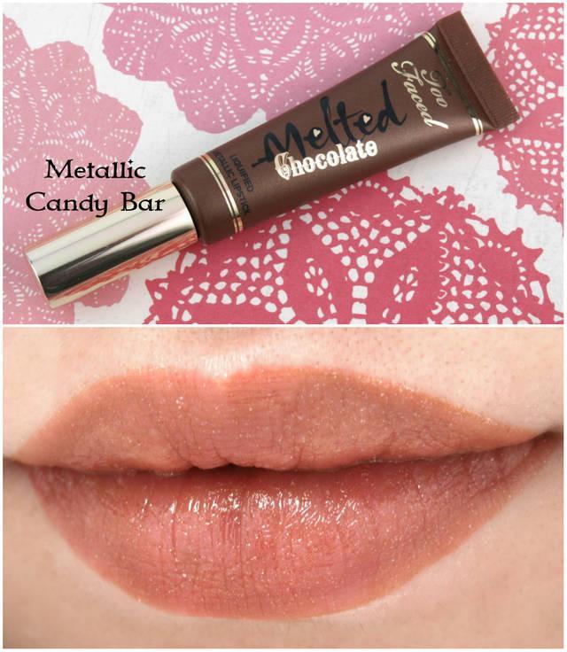 รูปภาพ:https://2.bp.blogspot.com/-fQxG5_YPABA/VnTjNwPr3nI/AAAAAAAATWc/wB6VmeQlCOQ/s1600/too-faced-melted-chocolate-liquified-lipstick-swatches-review-metallic-candy-bar.jpg