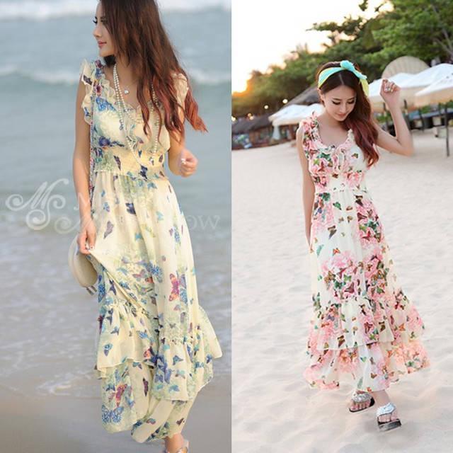 รูปภาพ:http://g03.a.alicdn.com/kf/HTB1UrHTIpXXXXbnXpXXq6xXFXXXy/2015-slim-ruffle-chiffon-dress-summer-bohemia-beach-maxi-dress-beach-dress-Fashion-beachwear-for-women.jpg