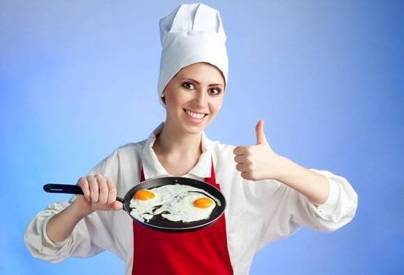 รูปภาพ:https://authoritynutrition.com/wp-content/uploads/2014/02/female-chef-frying-eggs.jpg