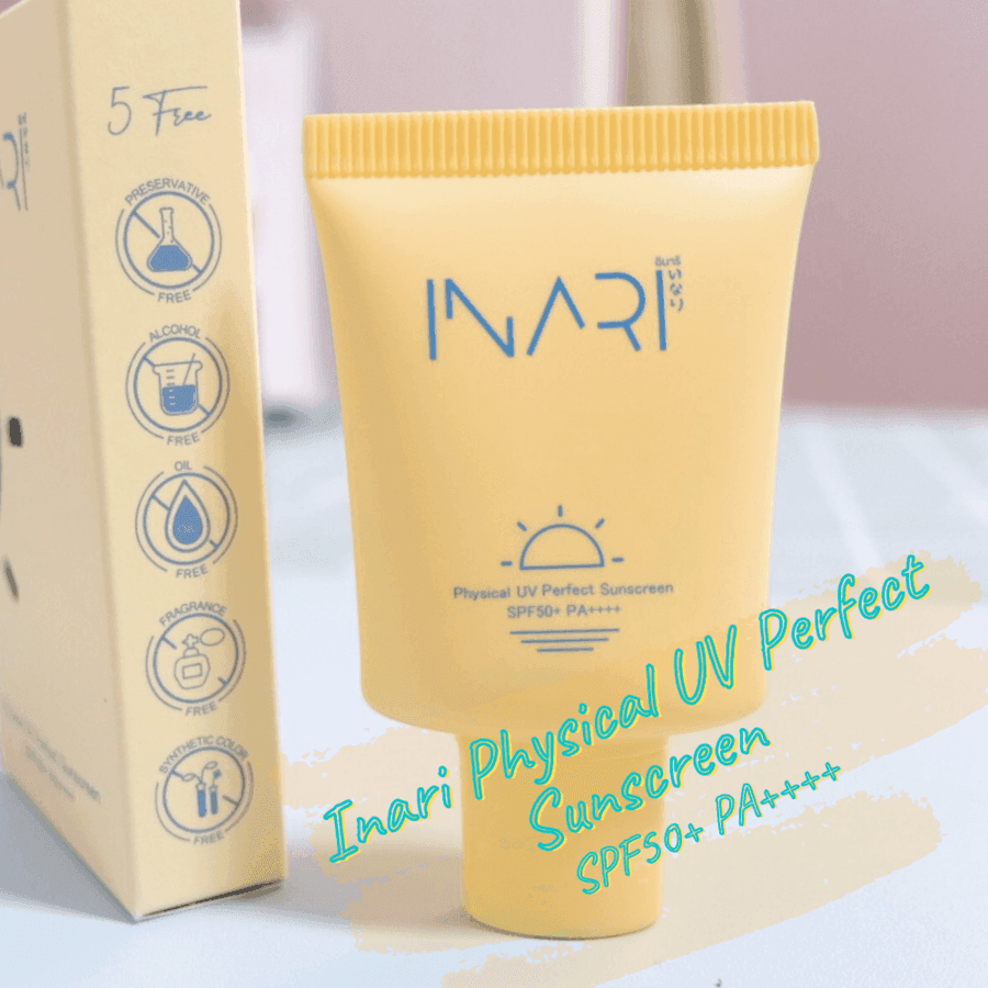 ตัวอย่าง ภาพหน้าปก:Unboxing ครีมกันแดด Inari Physical UV Perfect Sunscreen SPF50 ลูกรักคนใหม่ ที่เหมาะกับผิวแพ้ง่ายของเราที่สุดสุด 