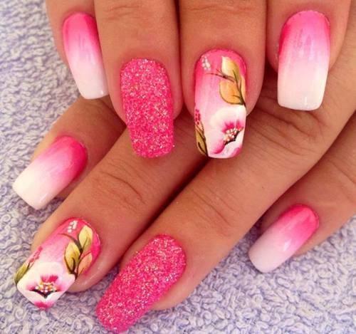 รูปภาพ:http://www.lovethispic.com/uploaded_images/79765-Pink-Floral-Ombre-Nails.jpg