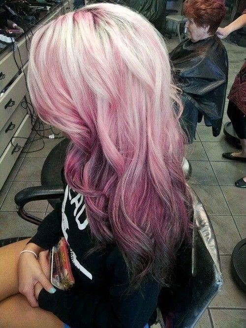 รูปภาพ:http://www.hairstylesupdate.com/wp-content/uploads/2015/11/pink-ombre-hair_19.jpg