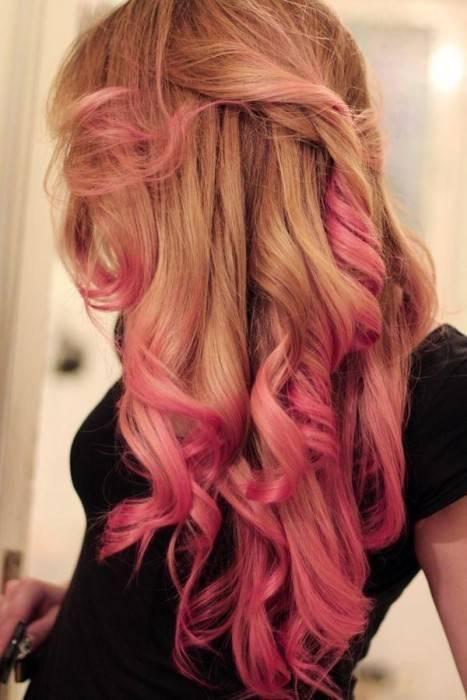 รูปภาพ:http://www.hairstylesupdate.com/wp-content/uploads/2015/11/pink-ombre-hair_26.jpg