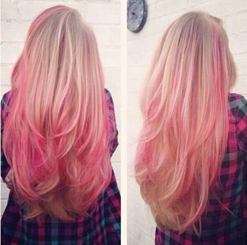 รูปภาพ:http://www.hairstylesupdate.com/wp-content/uploads/2015/11/pink-ombre-hair_14.jpg