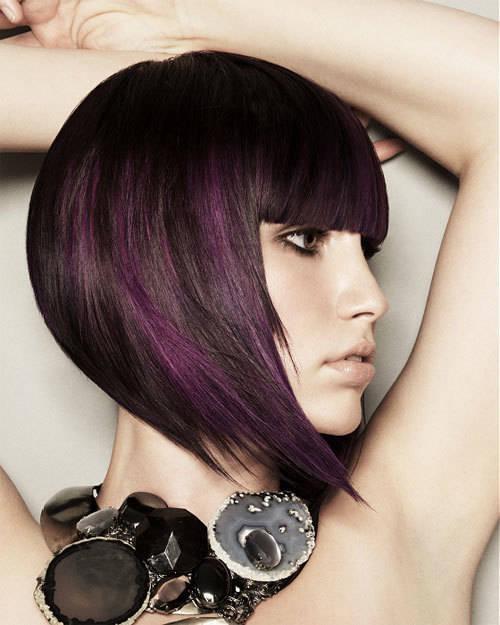 รูปภาพ:http://www.coolshorthairstyles.com/wp-content/uploads/2014/09/short-hairstyles-for-fine-hair-with-purple-highlights.jpg