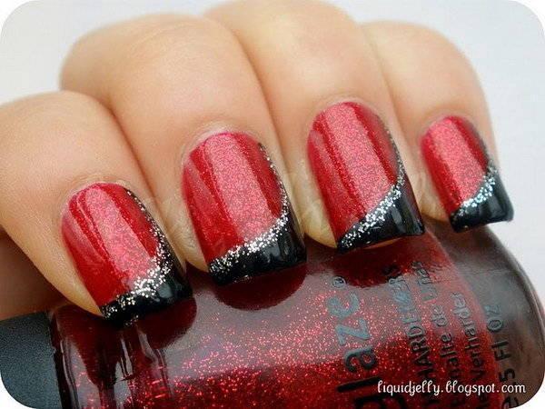รูปภาพ:http://ideastand.com/wp-content/uploads/2016/01/red-and-black-nail-designs/8-red-black-nail-designs.jpg
