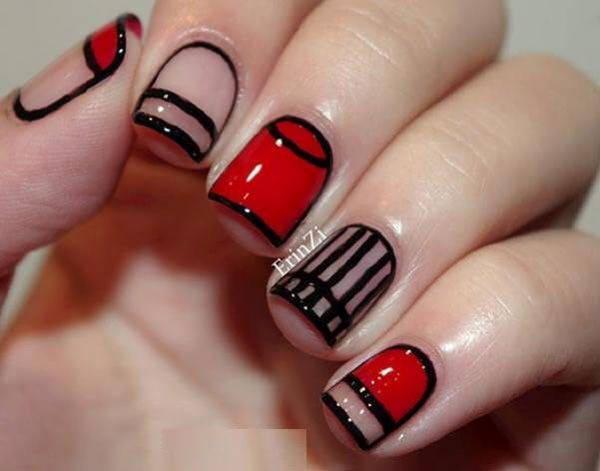 รูปภาพ:http://ideastand.com/wp-content/uploads/2016/01/red-and-black-nail-designs/9-red-black-nail-designs.jpg