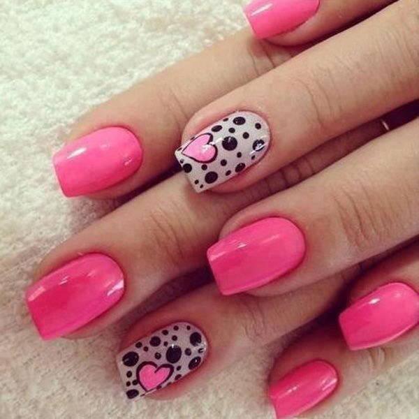รูปภาพ:http://ideastand.com/wp-content/uploads/2016/01/pink-and-black-nail-art-designs/23-pink-and-black-nail-art-designs.jpg