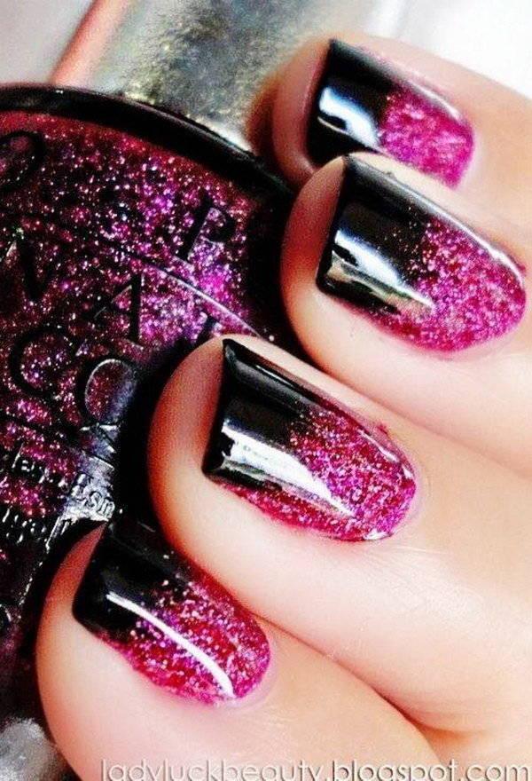 รูปภาพ:http://ideastand.com/wp-content/uploads/2016/01/pink-and-black-nail-art-designs/11-pink-and-black-nail-art-designs.jpg
