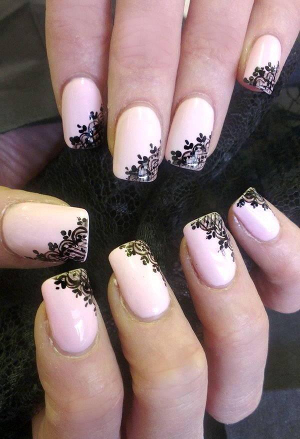 รูปภาพ:http://ideastand.com/wp-content/uploads/2016/01/pink-and-black-nail-art-designs/9-pink-and-black-nail-art-designs.jpg