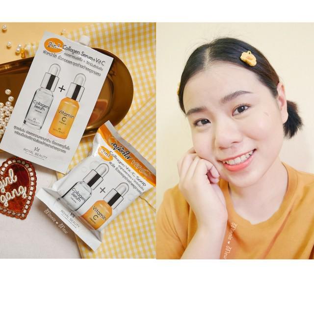 ภาพประกอบบทความ ผิวสวยใสแพ็คคู่ รีวิวสบู่ + เซรั่ม Collagen VitC ไอเทมฮิตจาก ROYAL BEAUTY