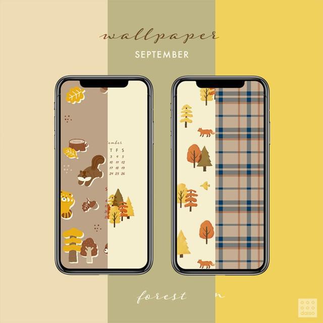 ภาพประกอบบทความ ต้อนรับเดือน September ไดโซะโคเรียแจก Wallpaper Autumn in the Forest 🍂