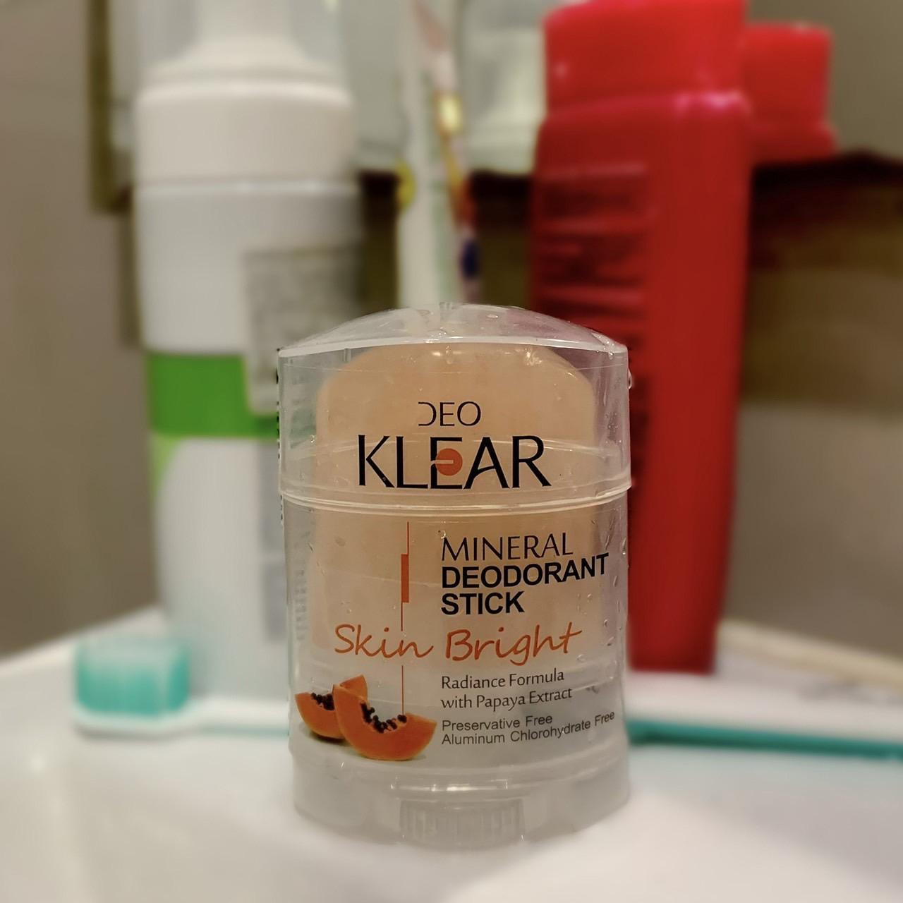 ภาพหน้าปก ป้ายยาไอเทมเพิ่มความมั่นใจด้วย ‘ DEOKLEAR Mineral Deodorant stick ’ สารส้มระงับกลิ่นกายที่สกัดจากธรรมชาติ~ ที่:2