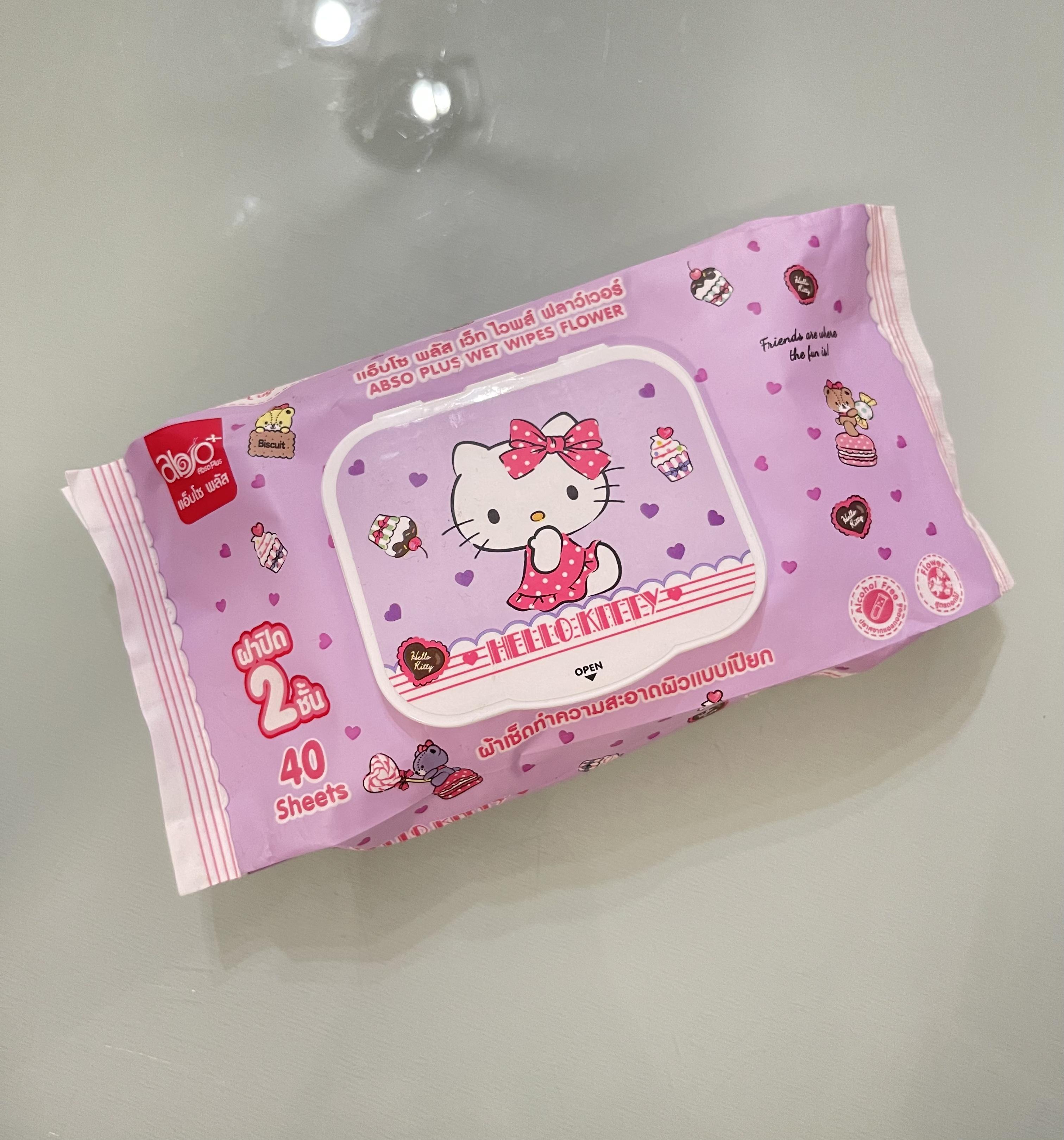 ภาพหน้าปก ผ้าเช็ดทำความสะอาดแบบเปียก Hello Kitty 💖💫 ที่:1