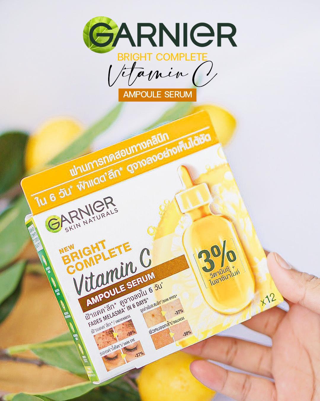 ภาพหน้าปก ผิวใส ไบร์ทจริงใน 6 วัน! เห่อไอเทมใหม่สุดปัง Garnier Bright Complete Vitamin C Ampoule Serum ที่:0