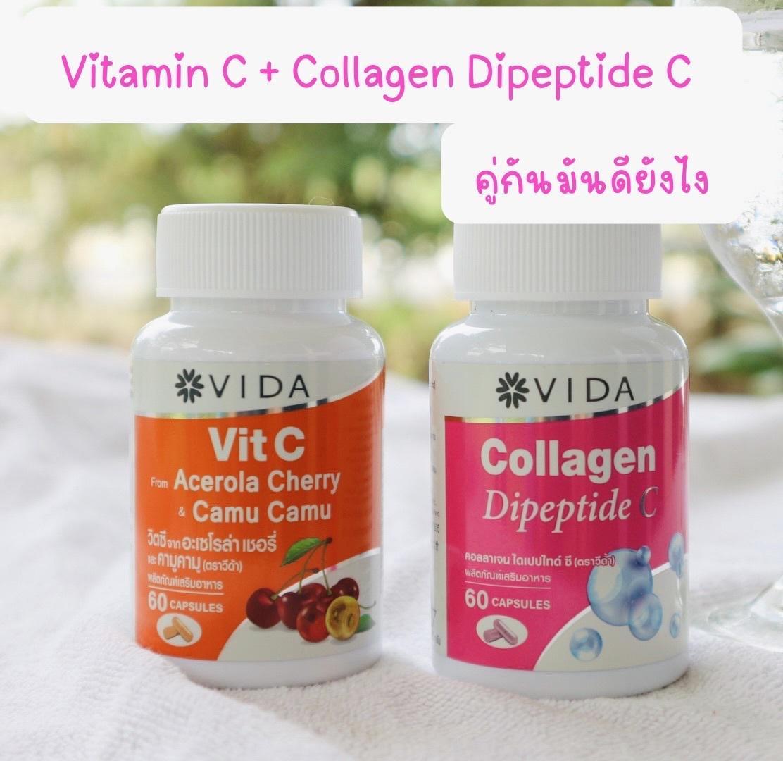 ภาพหน้าปก Vitamin  C + Collagen Dipeptide C คู่กันมันดีอย่างไร ที่:0