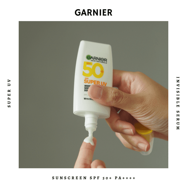 ภาพหน้าปก กันแดดที่เป็นได้มากกว่ากันแดด Garnier Super UV Invisible Serum Sunscreen SPF50+ PA++++  ที่:1