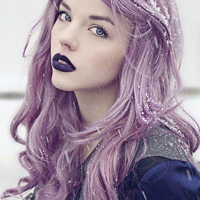 ภาพประกอบบทความ 24 โทนสีผม Smokey Lilac hair ม่วงหม่น สวยแซ่บถูกใจสาวเปรี้ยว