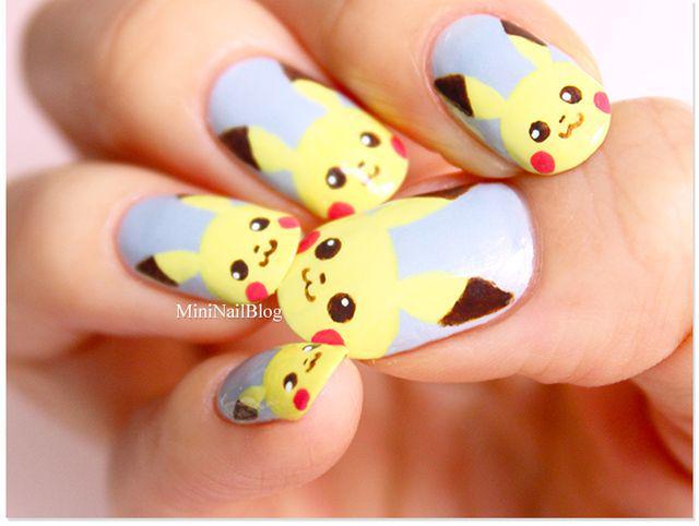 รูปภาพ:https://nailbees.com/wp-content/uploads/2012/05/Pikachu-Nails.jpg