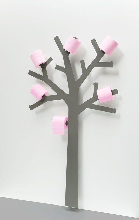 รูปภาพ:http://www.smallroomideas.com/wp-content/uploads/2013/08/toilet-paper-storage-ideas-tree.jpg