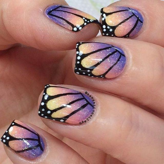 ภาพประกอบบทความ 20 ไอเดียทำเล็บ 'butterfly nail designs' ความสวยพริ้วไหว ที่สาวๆ คนไหนก็อยากลอง !!