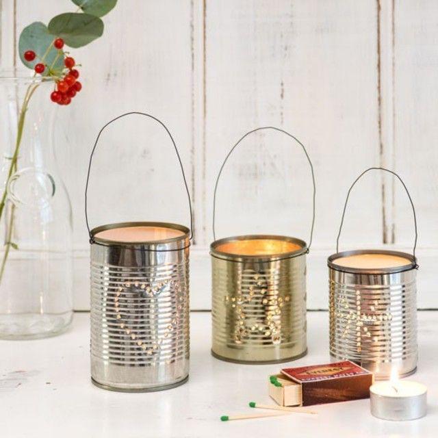 ภาพประกอบบทความ DIY Tin Can Lanterns ประดิษฐ์โคมไฟง่ายๆ จากกระป๋องเก่า
