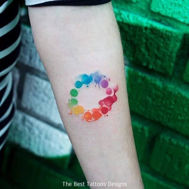 รูปภาพ:http://thetattoosdesigns.com/wp-content/uploads/2016/06/Cute-And-Simple-Rainbow-Colorful-Latest-Tattoos-Collection-Ever-10.jpg