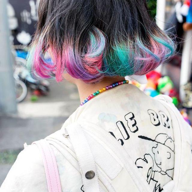 ภาพประกอบบทความ รวมแฟชั่นสีผมสุดแซ่บ สไตล์ 'Dip Dye Hair' ของสาวเอเชีย