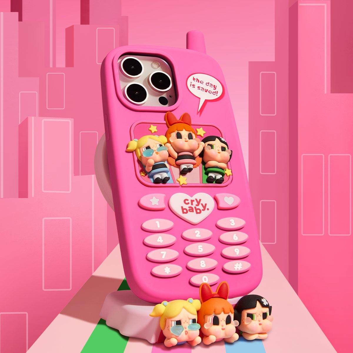 รูปภาพ:ที่วางโทรศัพท์CRYBABY × Powerpuff Girls